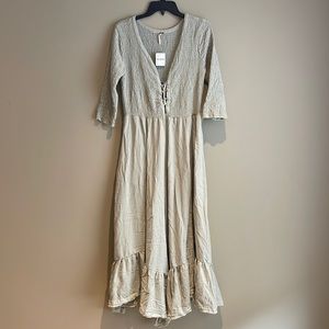 Free People Bohemian Maxi Dress Size L